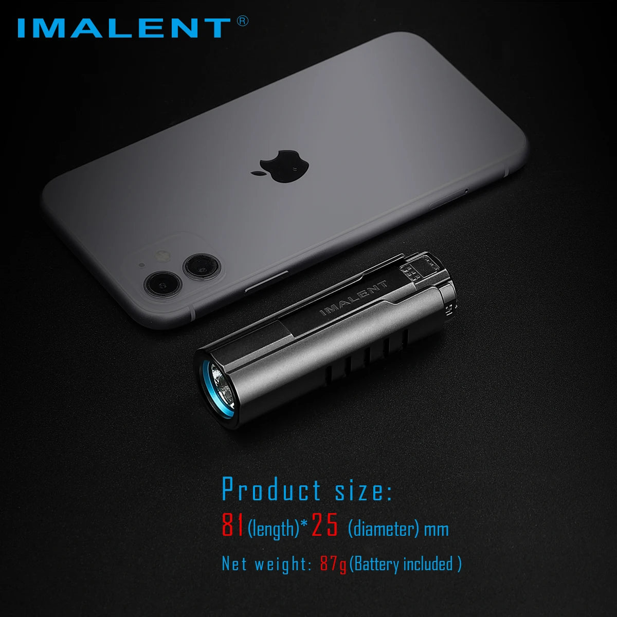 IMALENT LD70 Rechargeable EDC Flashlight For Hiking And Camping
