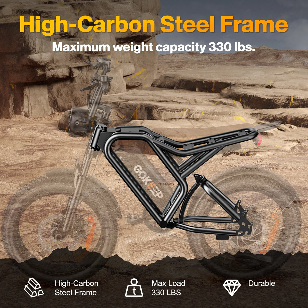 1500W Adult Off Road Fat Tire Electric Mountain Bike