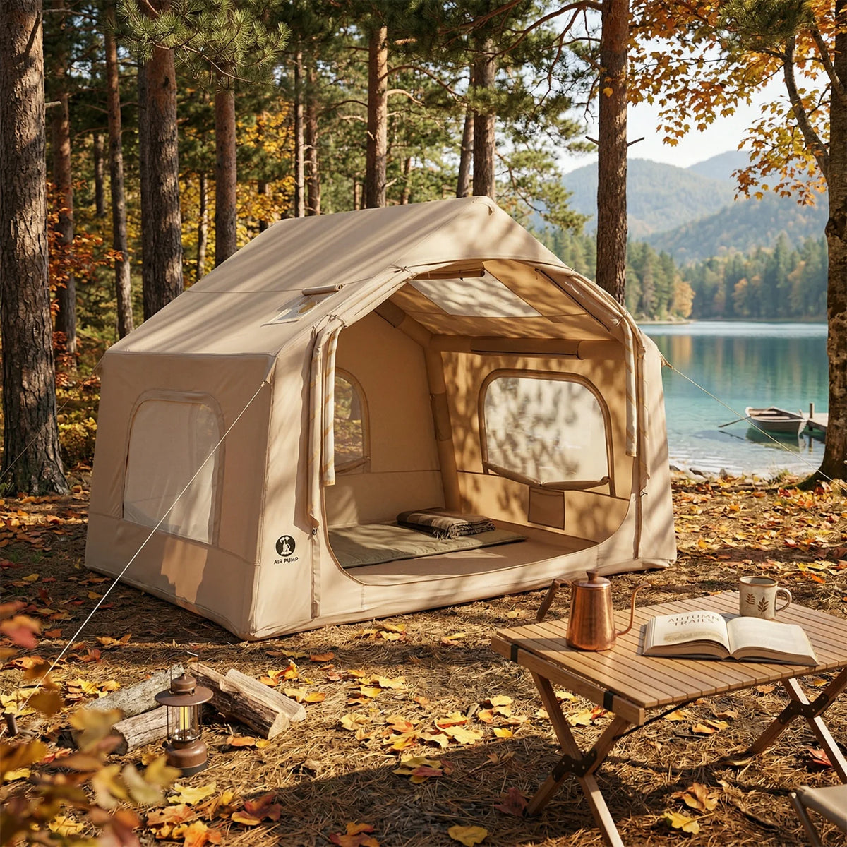 HiMISS Inflatable Camping Tent For Outdoor Family Shelter