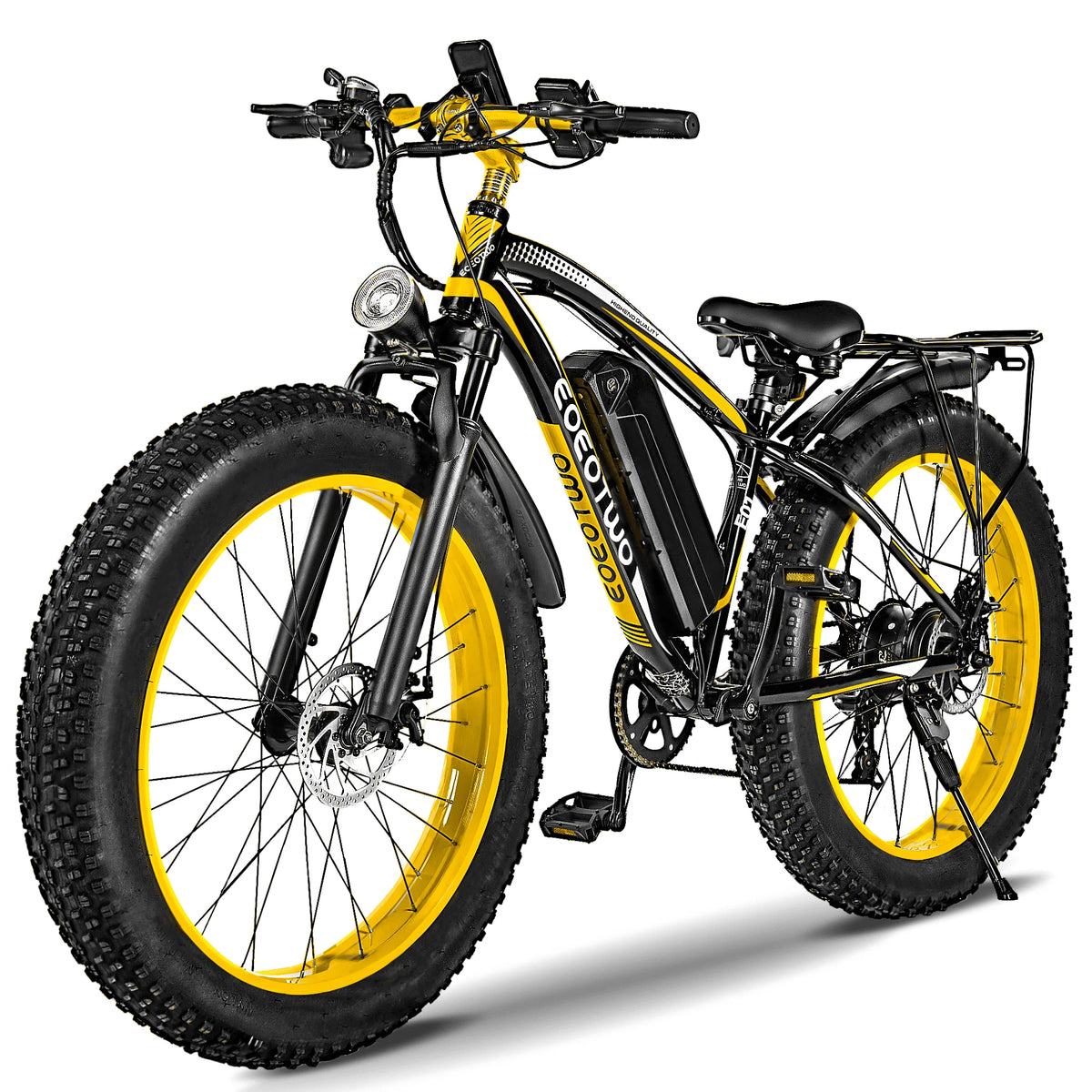 EOEOTWO Fat Tire Electric Bike With 1000W Motor Extended Range