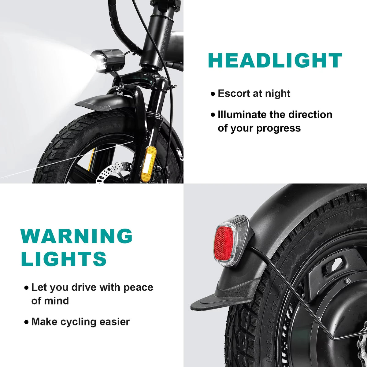 Terrosor Folding Electric Commuter Bike With 500W Motor