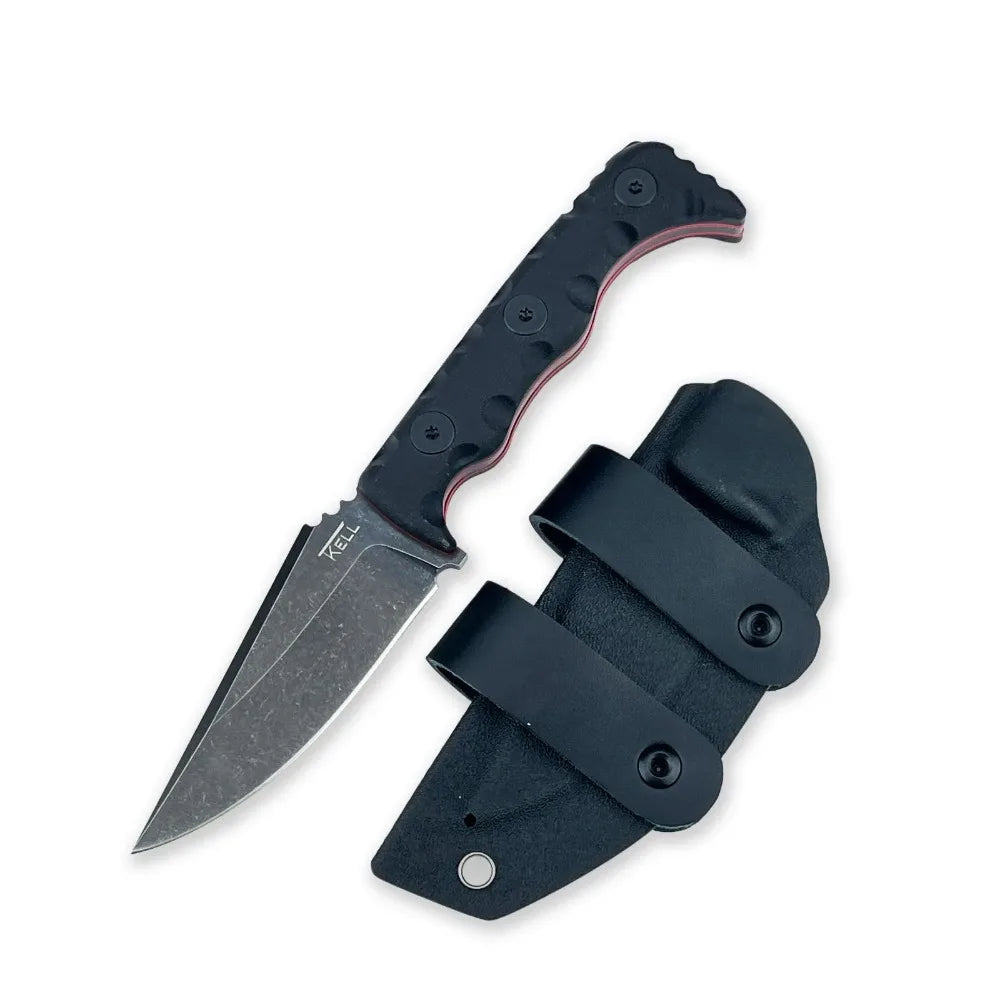 TKELL 003 Stainless Steel Fixed Blade Outdoor Utility Knife