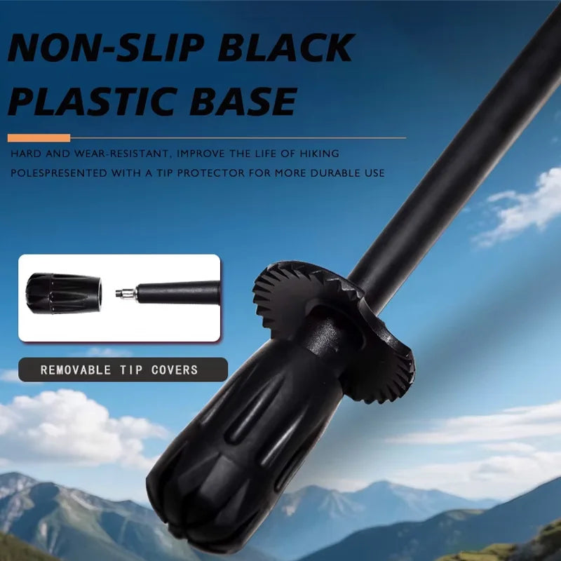 Okhealing Lightweight Five Section Carbon Fiber Trekking Poles