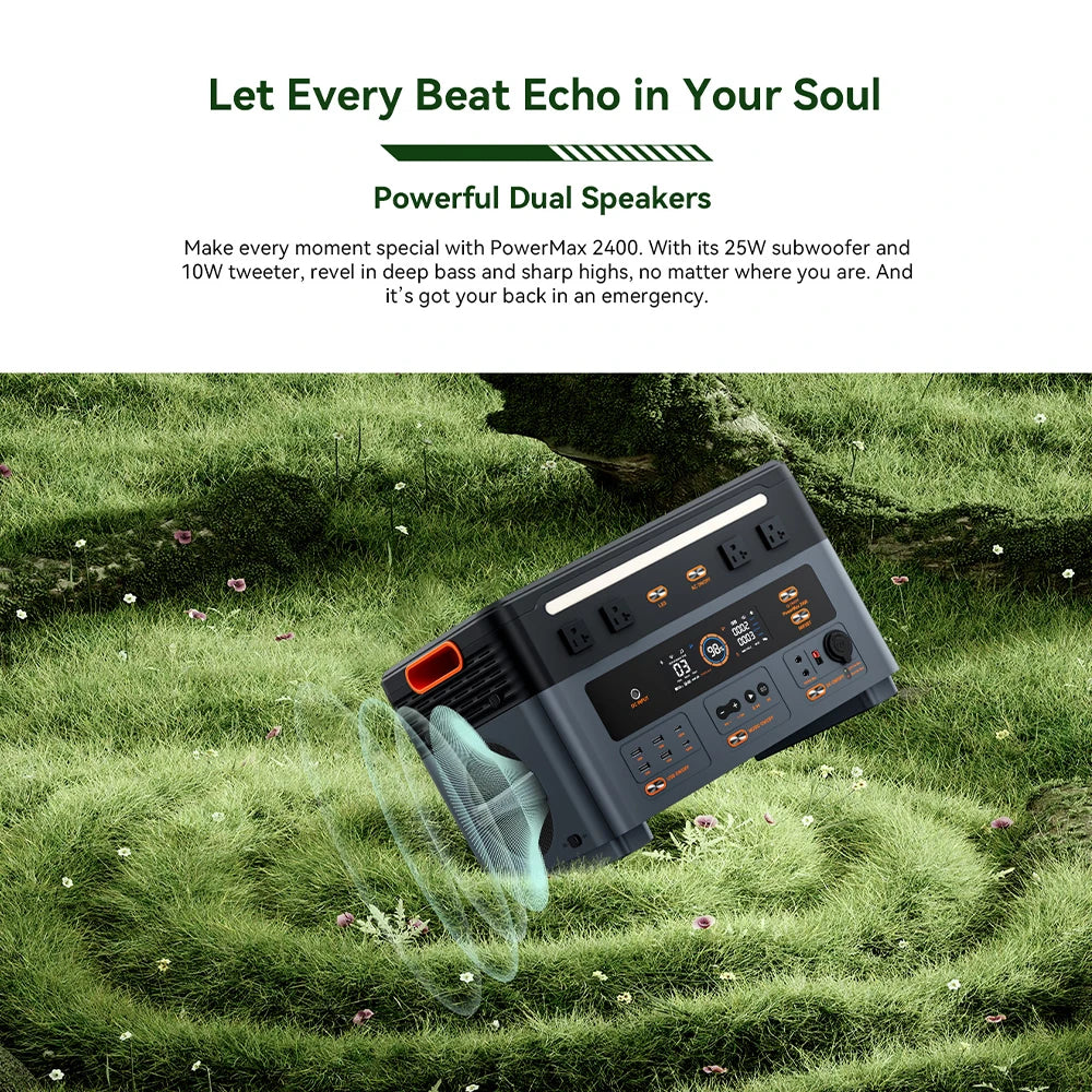 OSCAL 2400W 2048Wh Portable Power Station With LiFePO4 Battery