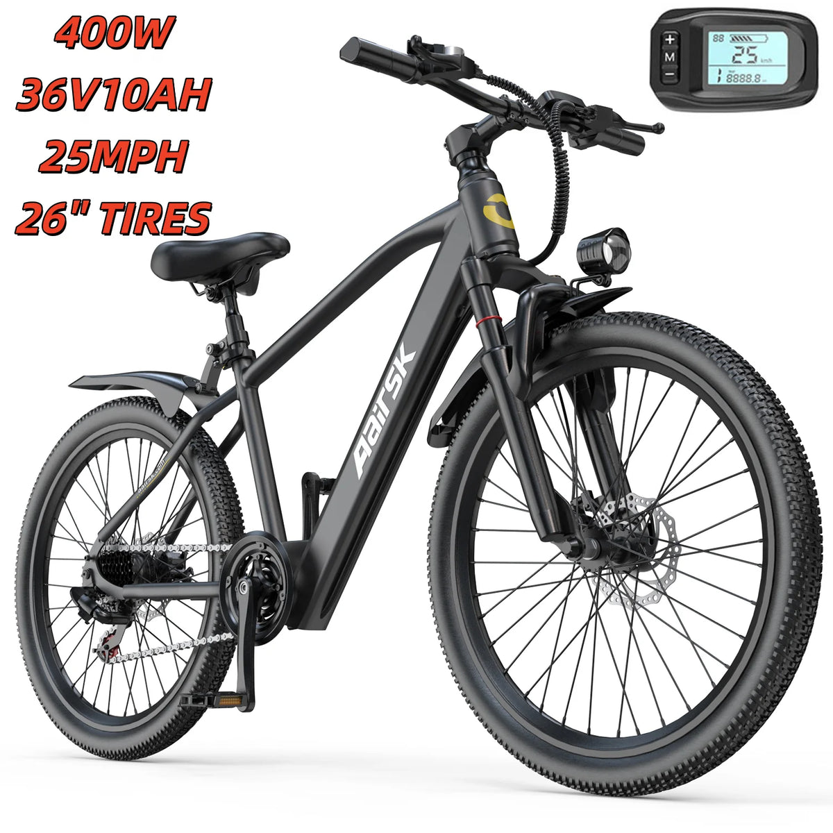 EOEOTWO Fat Tire Electric Bike With 1000W Motor Extended Range