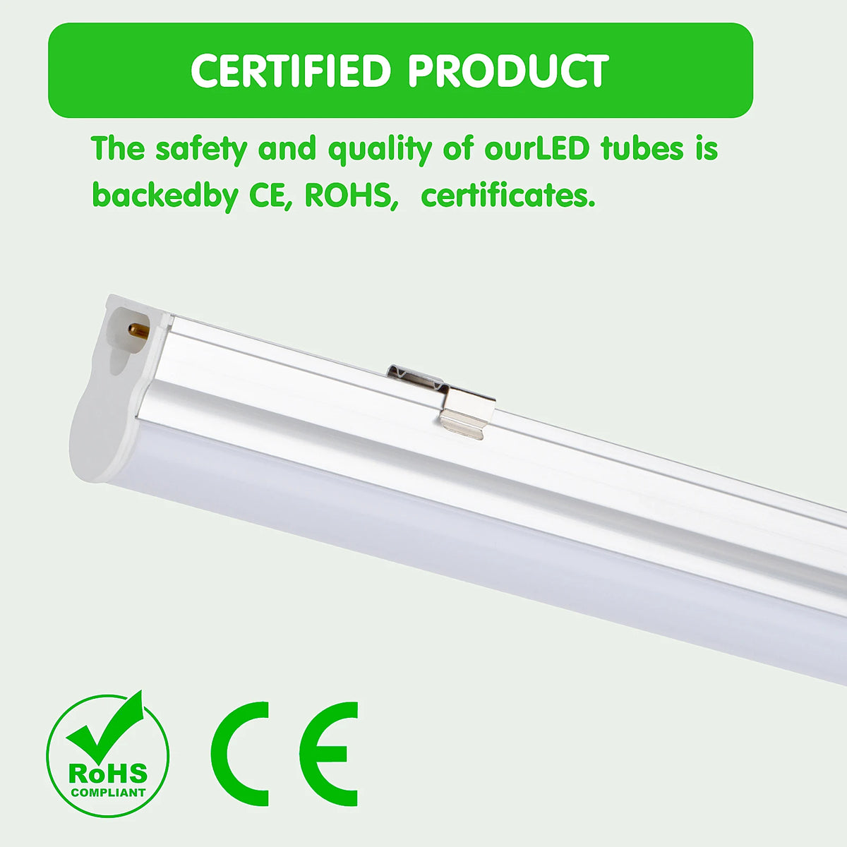 BSK.BESTKA Integrated LED Shop Light Fixture for Garages
