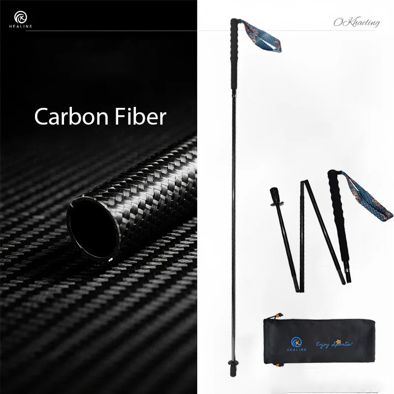 Okhealing Premium Foldable Carbon Fiber Trekking Poles