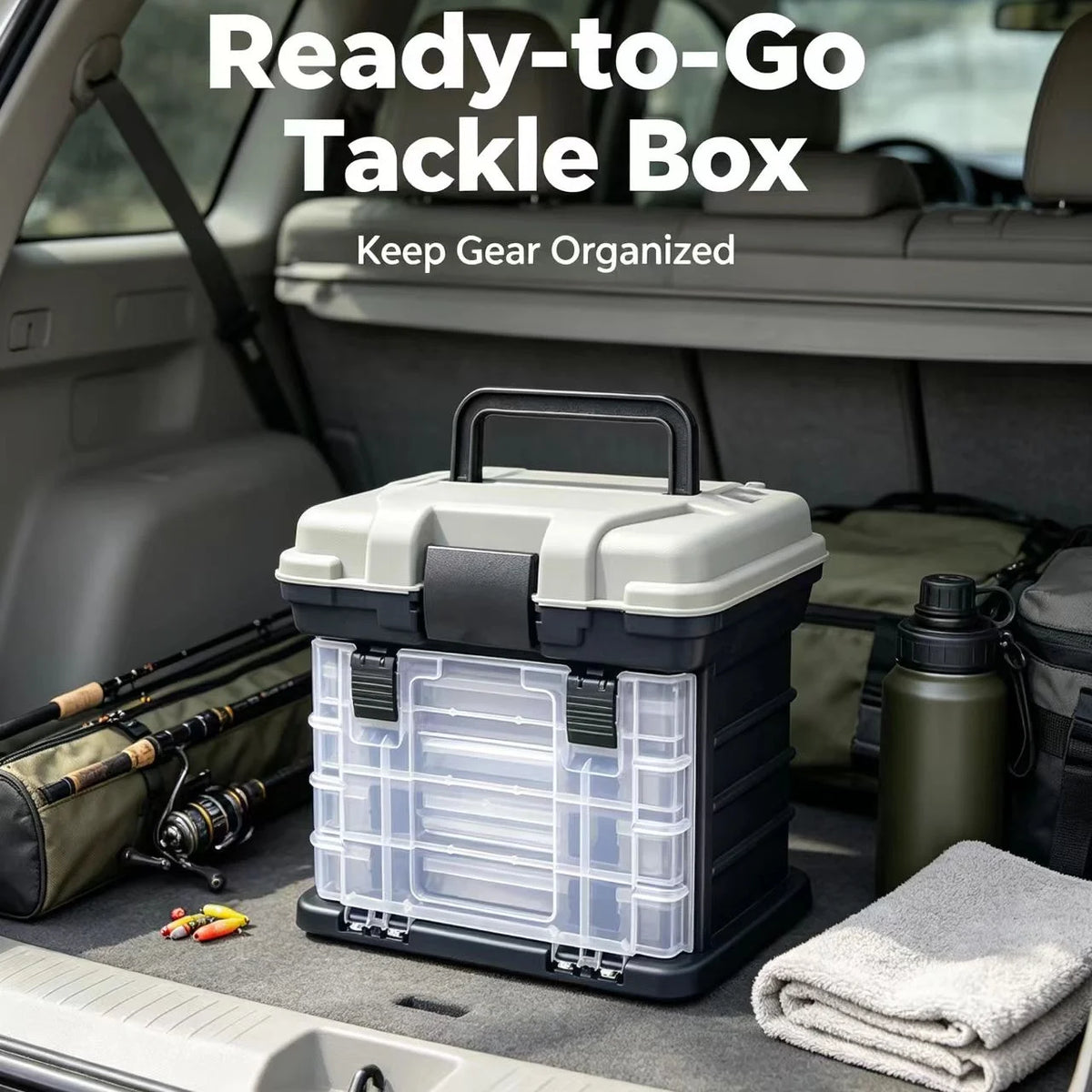 Portable Five Layer Multi Functional Fishing Tackle Storage Box