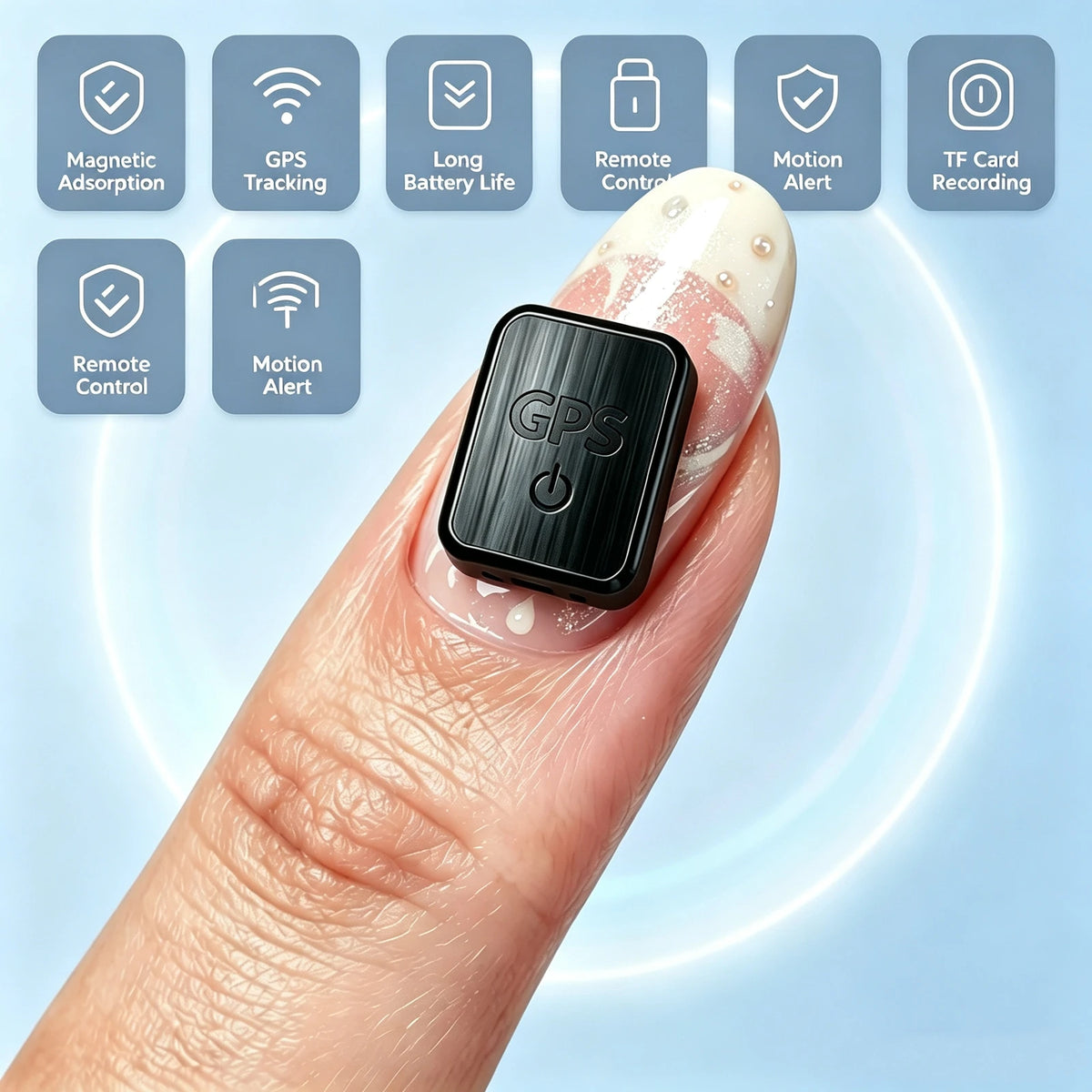Mini Magnetic GPS Tracker Waterproof Real Time Long Battery Life