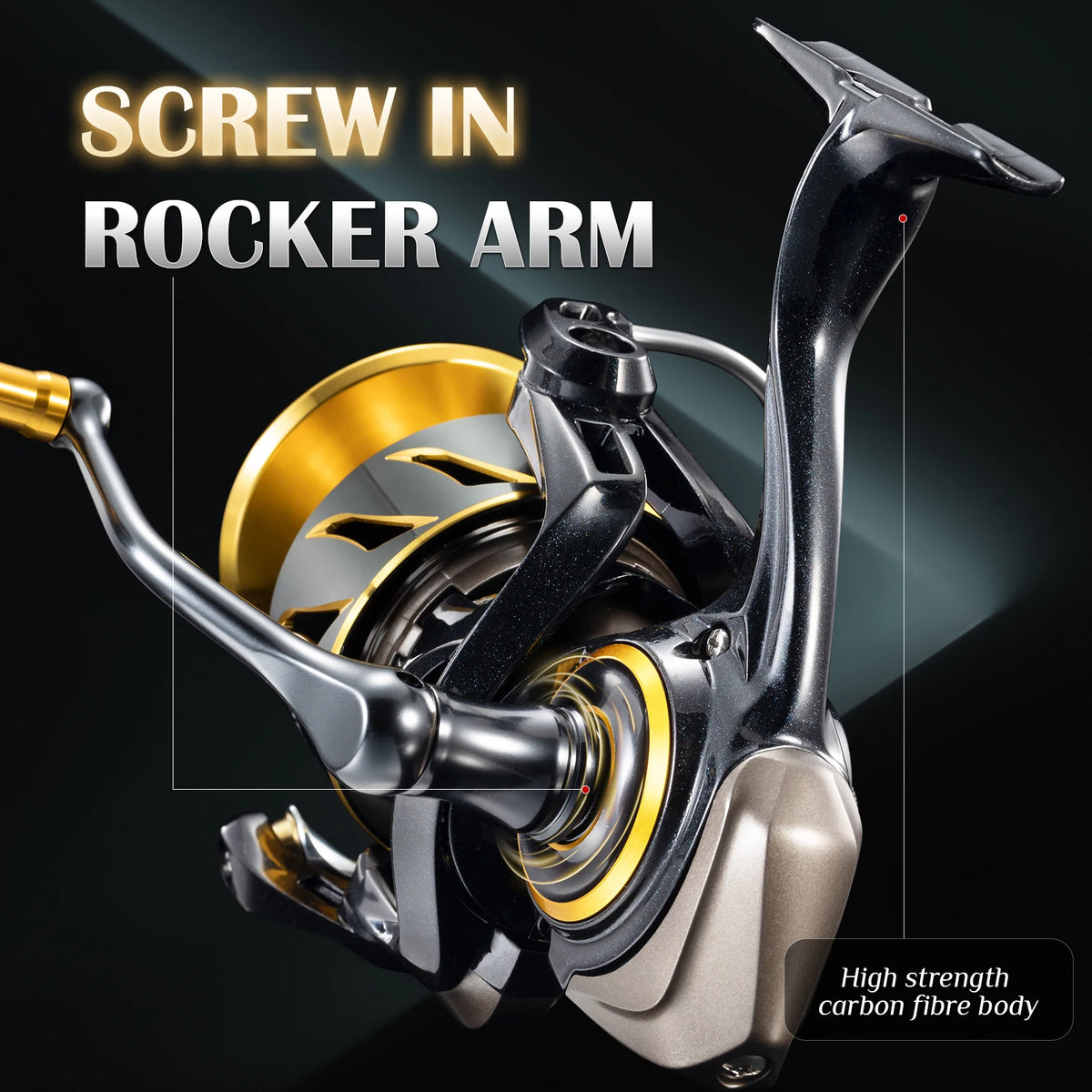 Rooblinos Spinning Reel Ultralight Saltwater Surf Aluminum Fishing Wheel