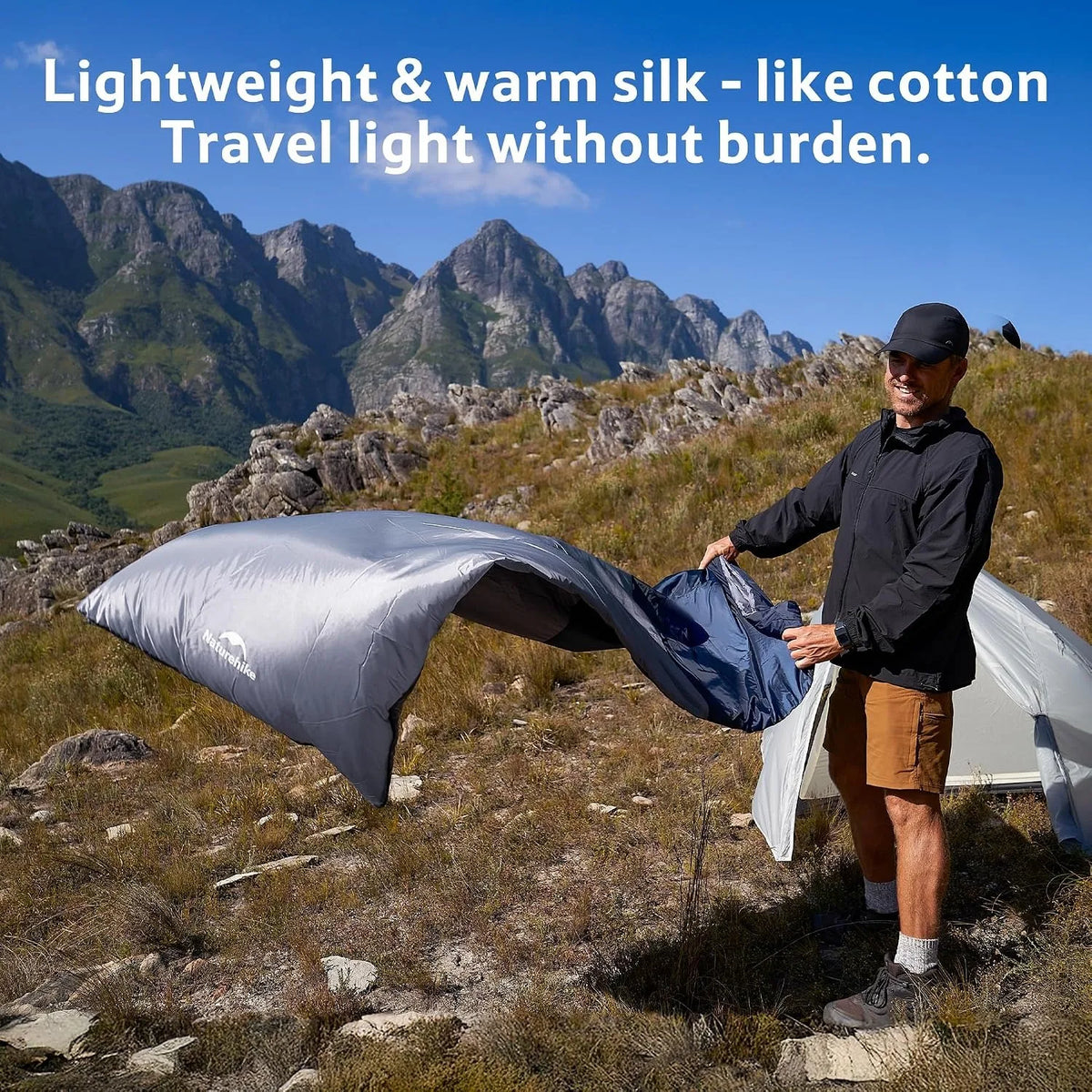 Naturehike Lightweight Envelope Sleeping Bag For Outdoor Camping