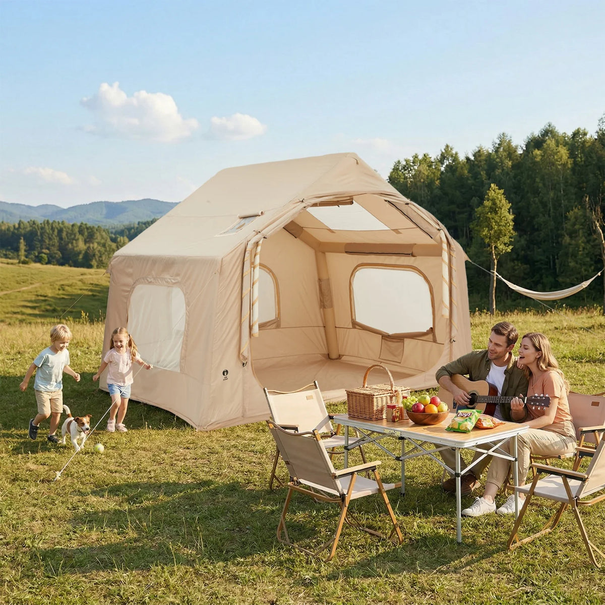 HiMISS Inflatable Camping Tent For Outdoor Family Shelter