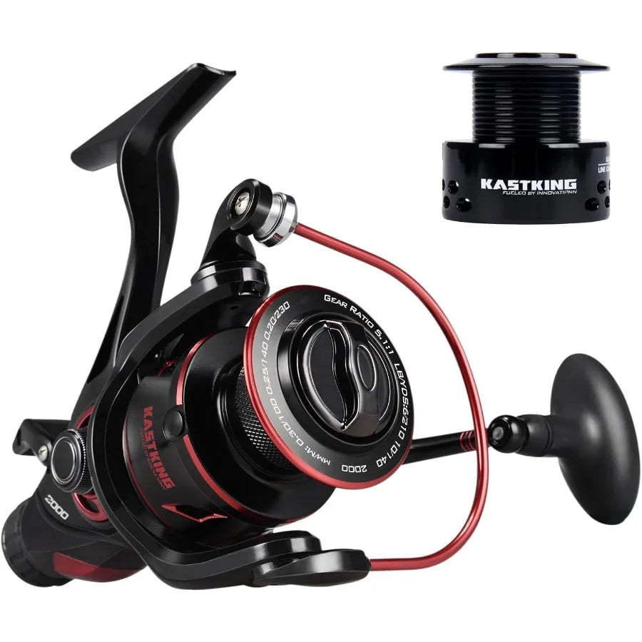 KastKing Sharky Baitfeeder III Spinning Reel Carbon Drag Live Bait