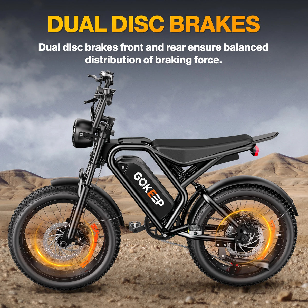 Adult Off Road 1500W Fat Tire Electric Mountain Bike