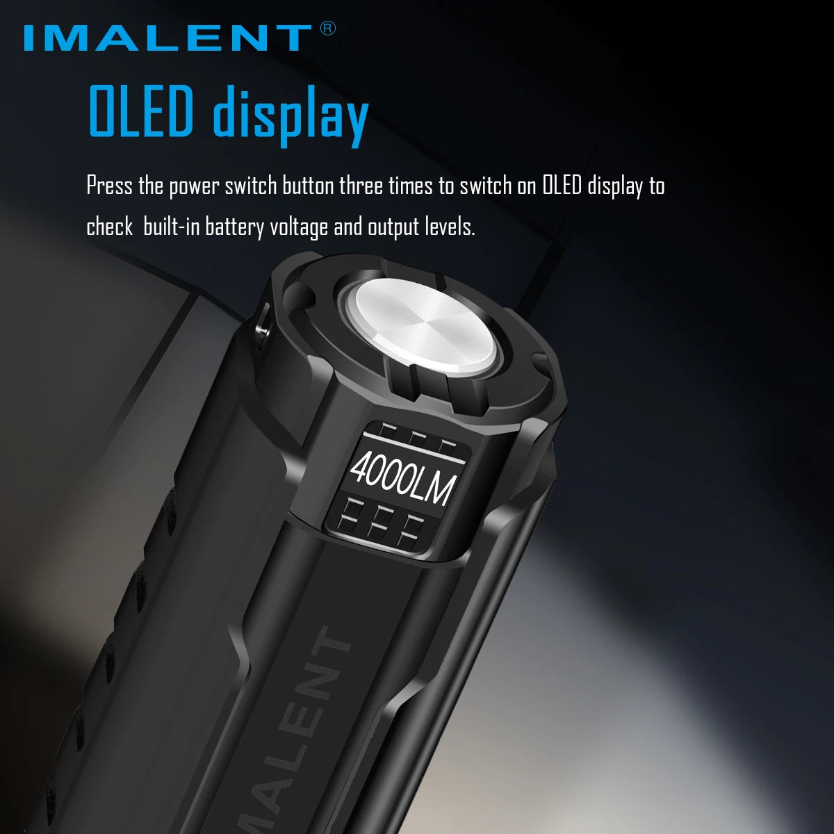 IMALENT LD70 Rechargeable EDC Flashlight For Hiking And Camping