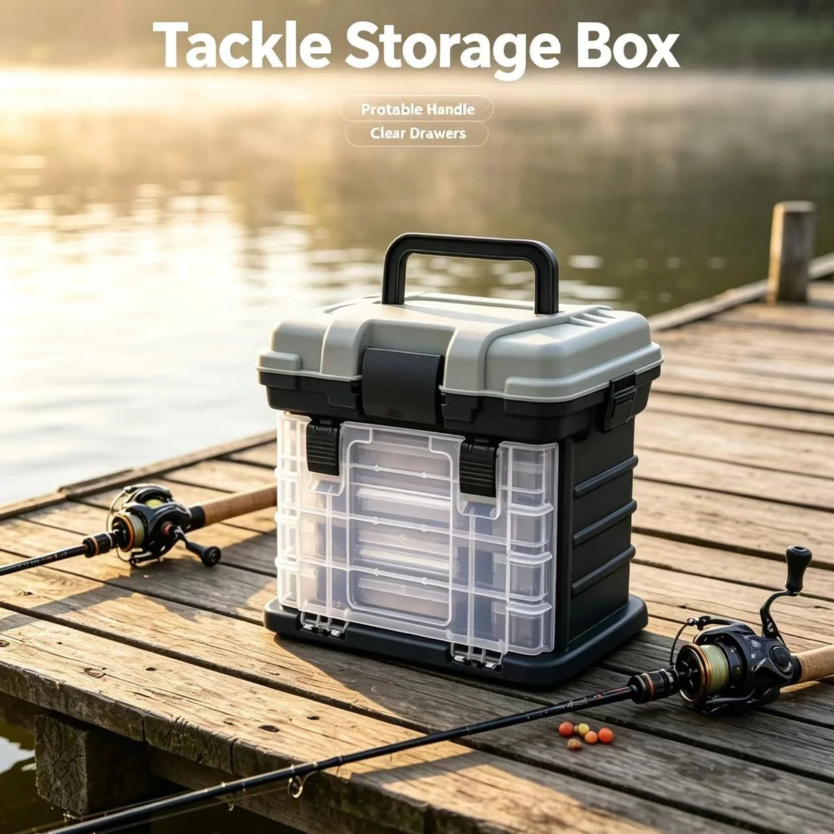 Portable Five Layer Multi Functional Fishing Tackle Storage Box