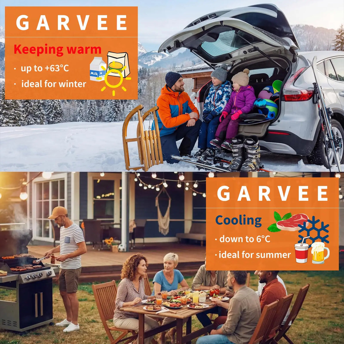 HiMISS Thermoelectric Cooler Warmer Portable Electric Refrigerator Travel Camping