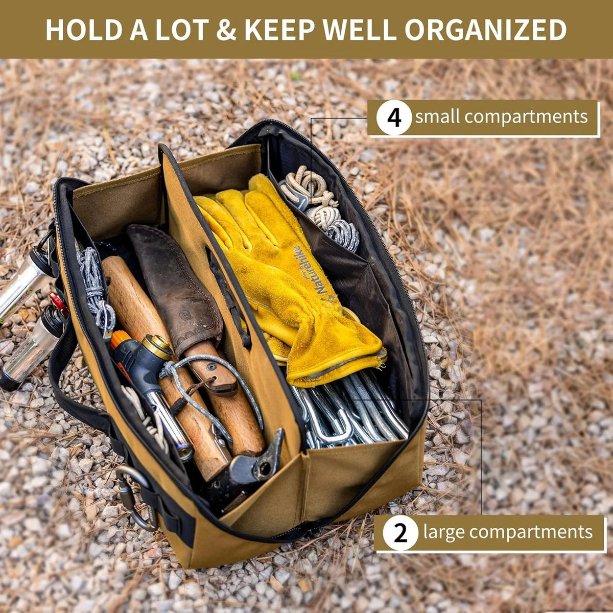 Naturehike Camping Tool Bag Folding Multifunctional Outdoor Storage Organizer