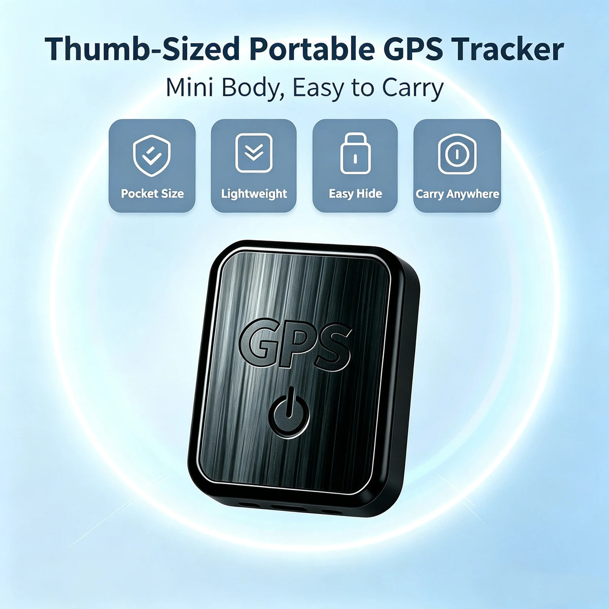 Mini Magnetic GPS Tracker Waterproof Real Time Long Battery Life