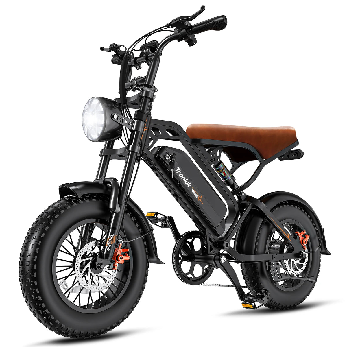 GT600 1000W Peak Fat Tire Electric Mountain Bike UL Certified