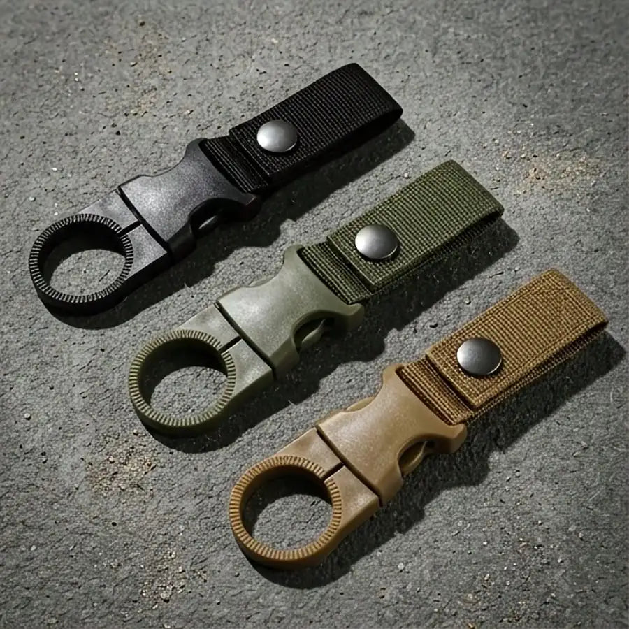Portable Hiking Water Bottle Clip Hooks For Camping And Travel