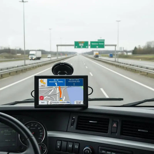 GPS Navigation System With Touchscreen And Built In Dash Cam