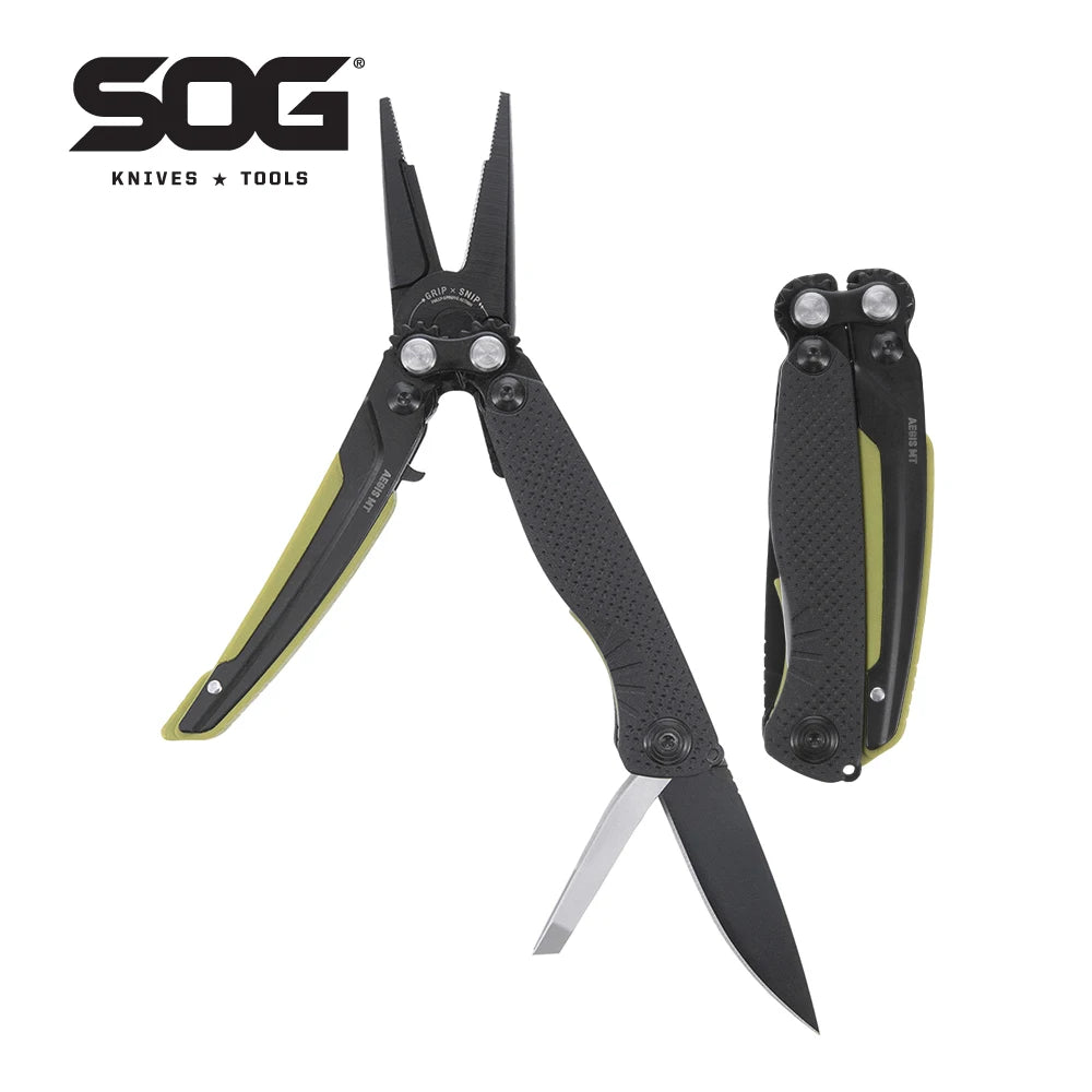 SOG Aegis Tactical Multi Tool Pliers Portable EDC Pocket Gear
