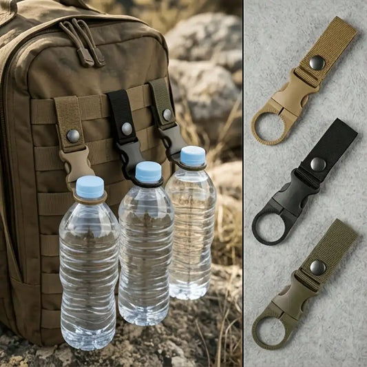 Portable Hiking Water Bottle Clip Hooks For Camping And Travel