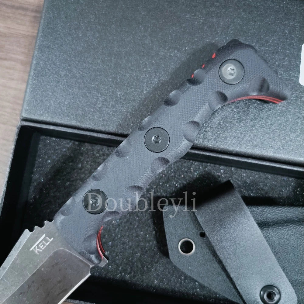 TKELL 003 Stainless Steel Fixed Blade Outdoor Utility Knife