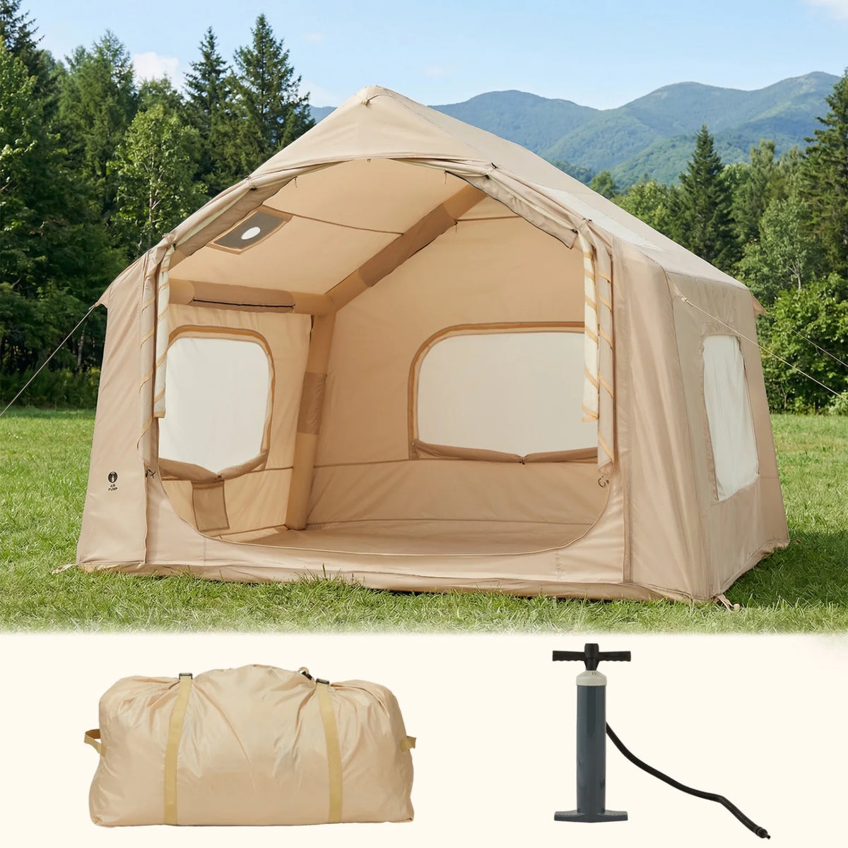 HiMISS Inflatable Camping Tent For Outdoor Family Shelter