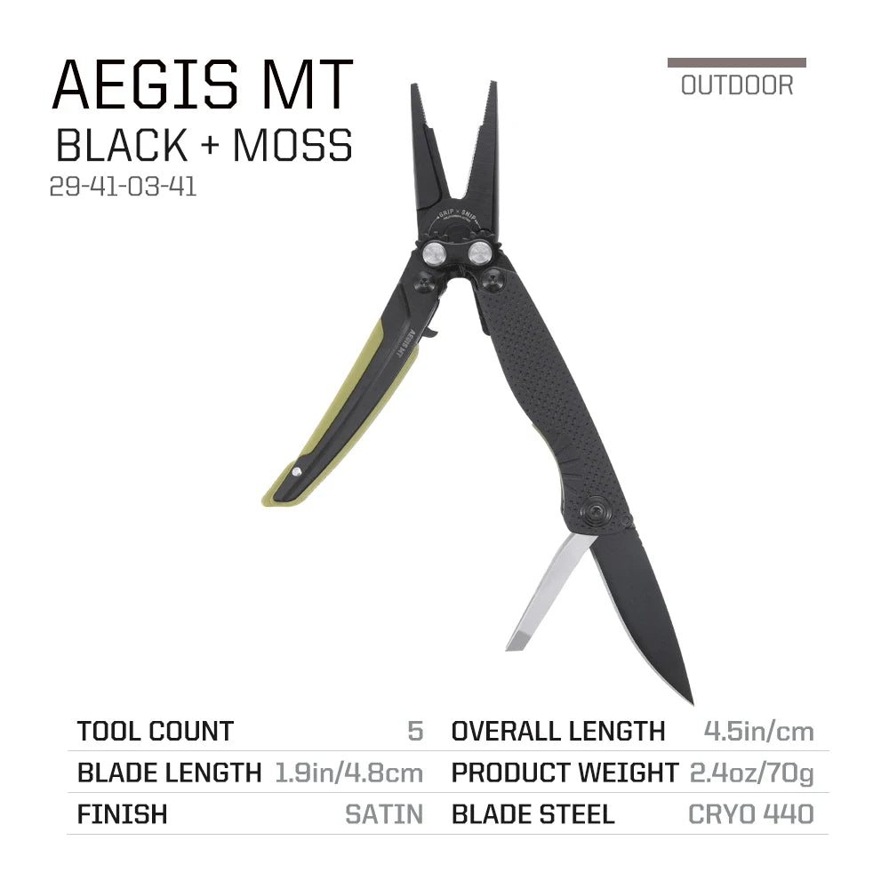 SOG Aegis Tactical Multi Tool Pliers Portable EDC Pocket Gear