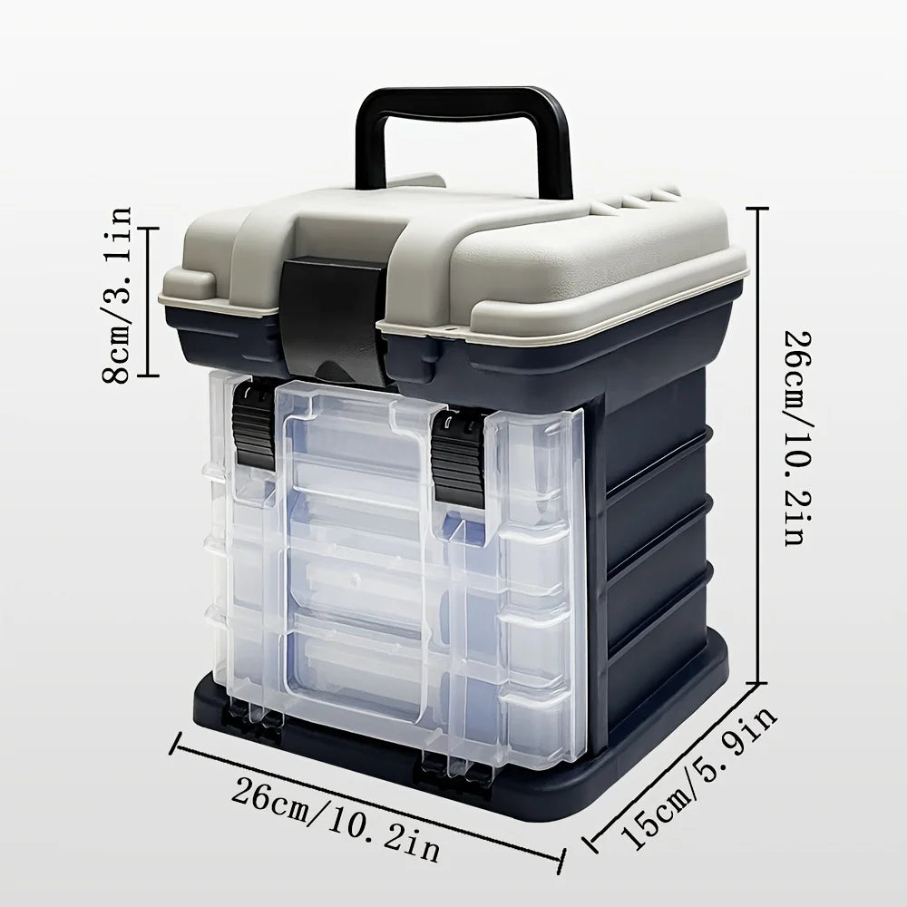 Portable Five Layer Multi Functional Fishing Tackle Storage Box