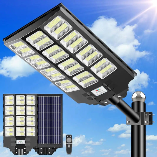 Solar LED Motion Sensor Street Light With Remote Control