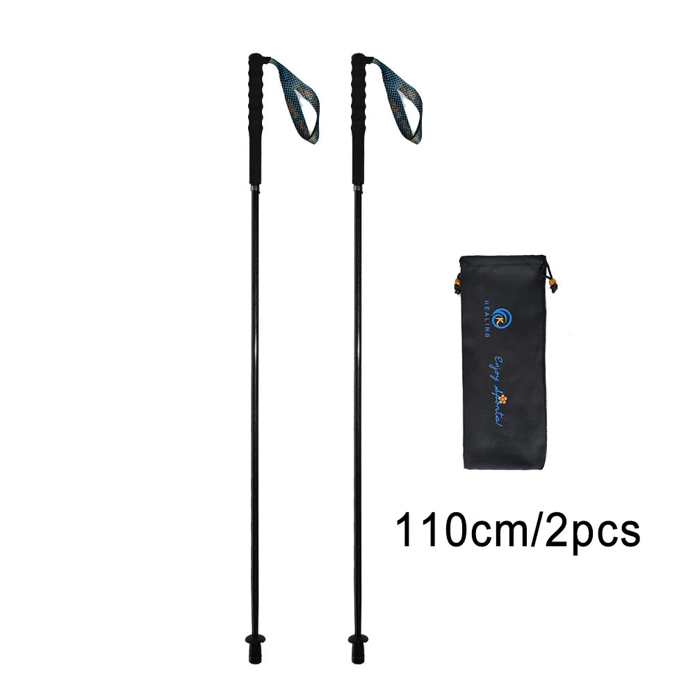 Okhealing Premium Foldable Carbon Fiber Trekking Poles