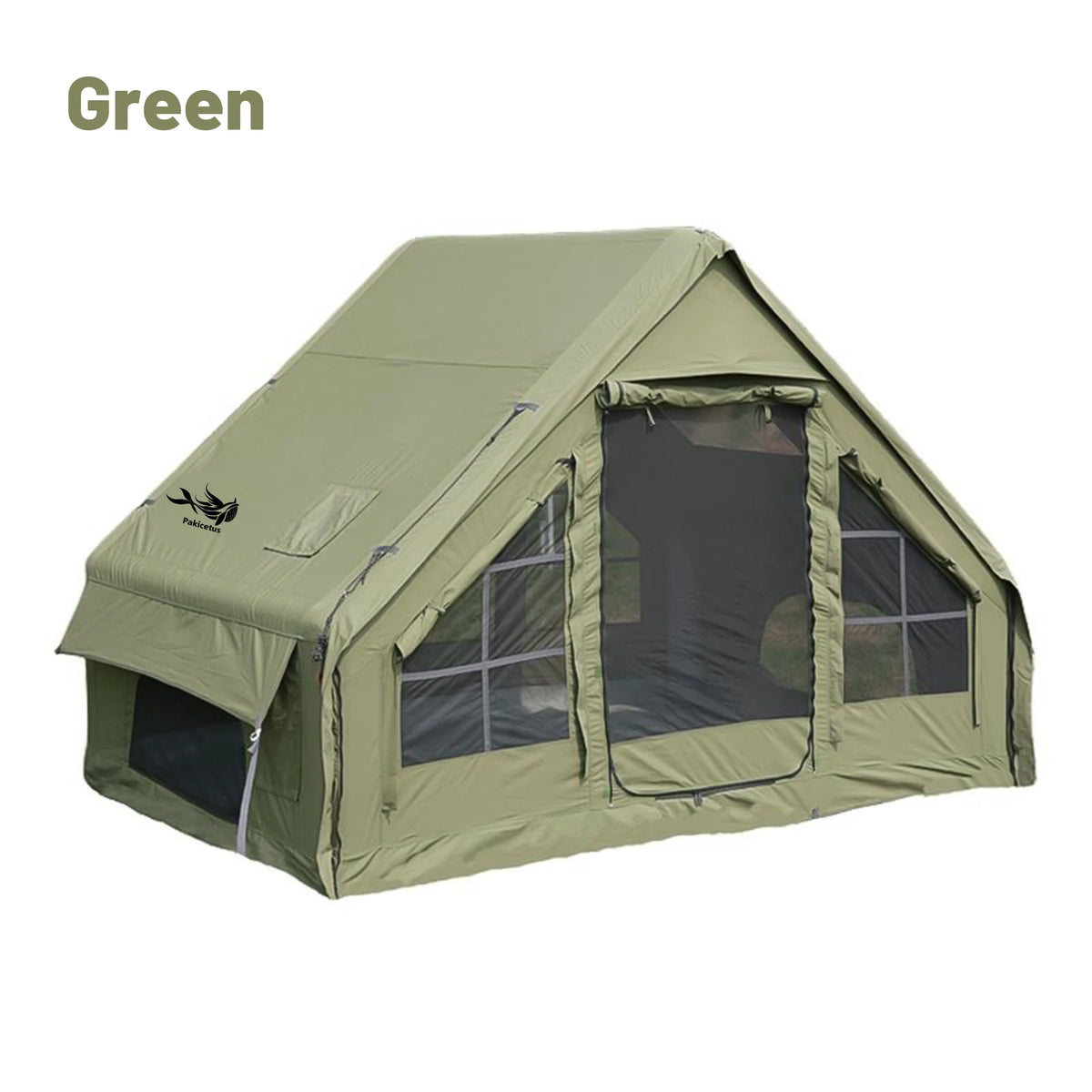 Pakicetus Inflatable Glamping Tent With Roof Window Quick Setup