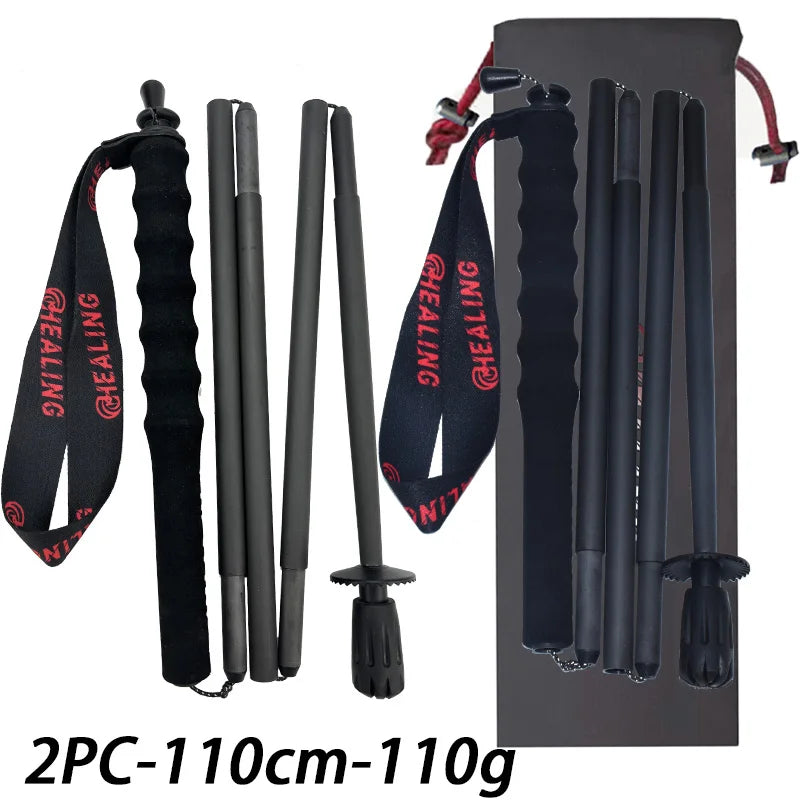 Okhealing Lightweight Five Section Carbon Fiber Trekking Poles