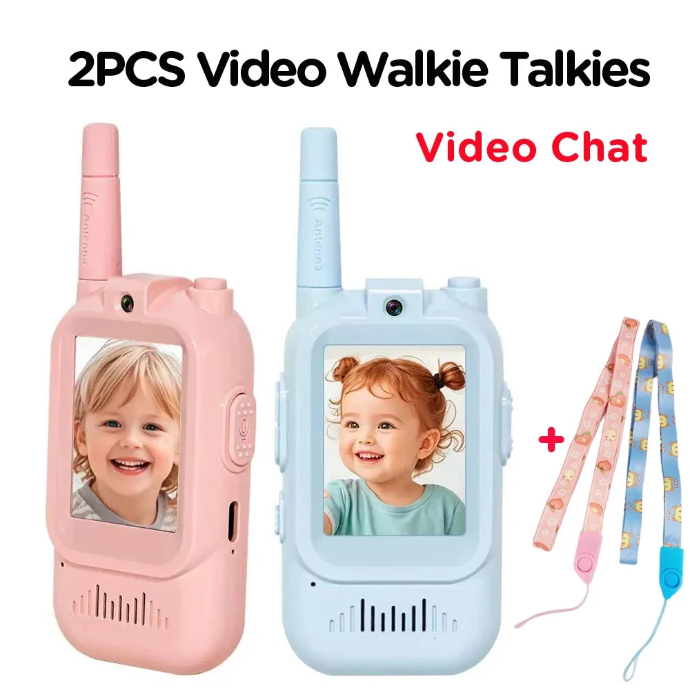 Kids Video Walkie Talkies With Rechargeable Voice Communication