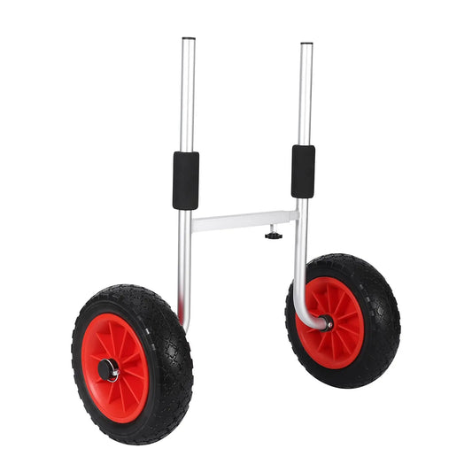 Heavy Duty Aluminum Kayak Cart With Foam Pads And Solid Wheels