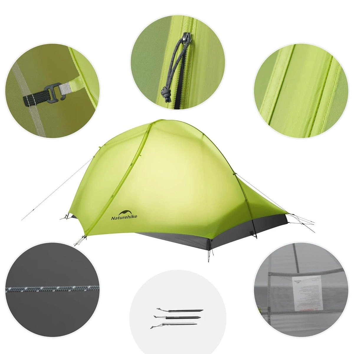 Naturehike Star Trail EXT Dual Layer Ultralight Nylon Hiking Tent